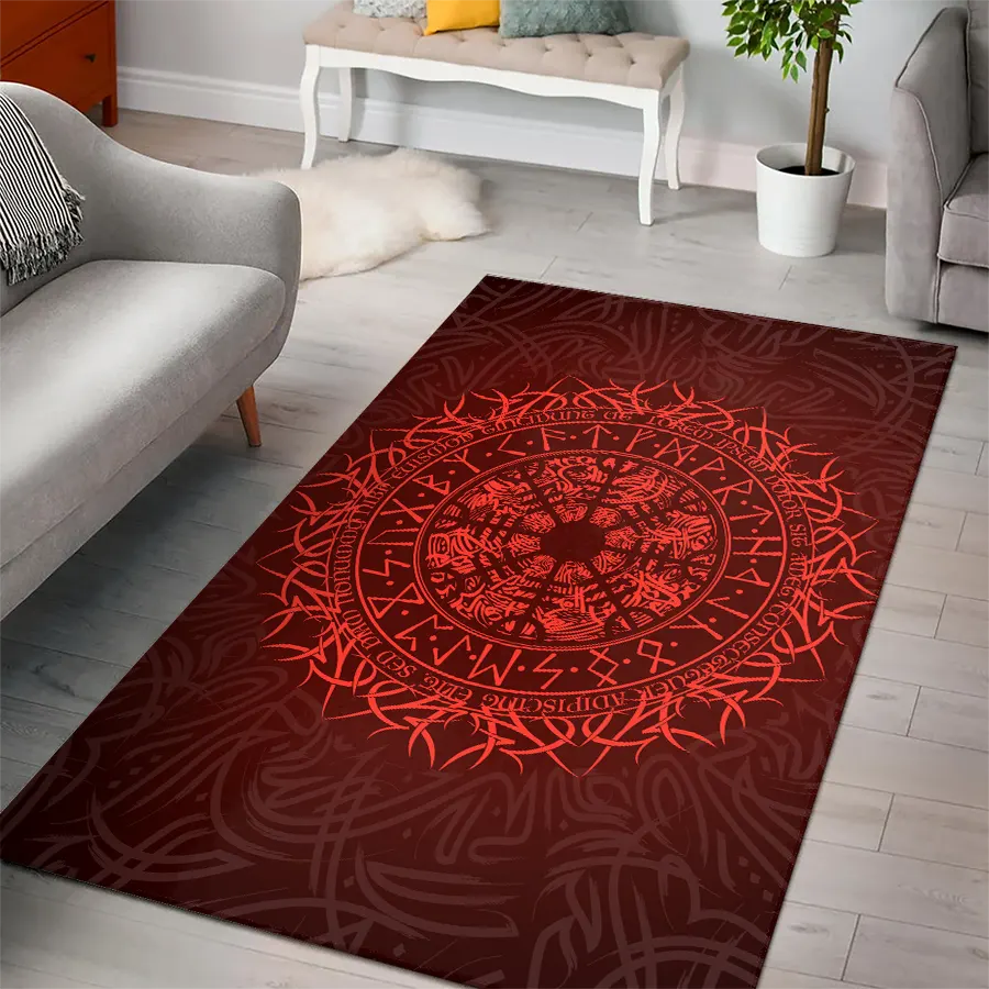 Viking Rug Helm of Awe Norse Protection