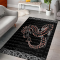 Viking Rug Jormungandr Rune Art Eternal Serpent