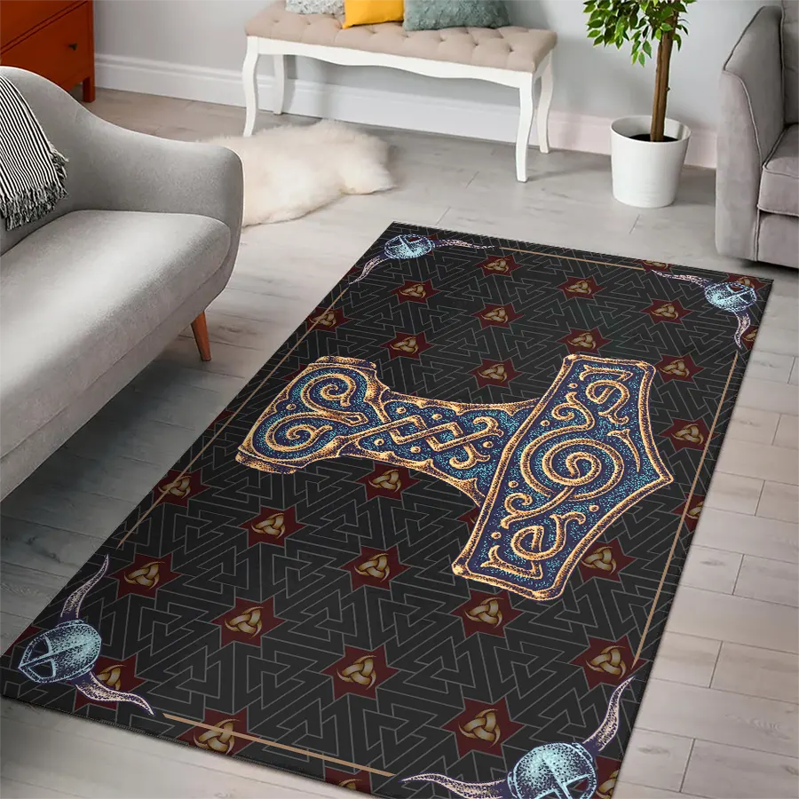 Viking Rug Mjolnir Celtic Art Legacy