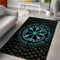 Viking Rug Norse Compass Rune Guidance