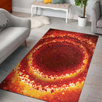 Viking Rug Odin's Triple Horn Norse Legacy