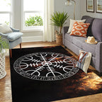Viking Rug The Helm of Awe Norse Protection