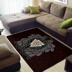 Viking Rug Valknut Rune Warrior Legacy