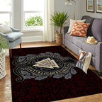 Viking Rug Valknut Rune Warrior Legacy