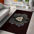 Viking Rug Valknut Rune Warrior Legacy