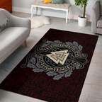Viking Rug Valknut Rune Warrior Legacy
