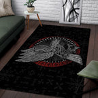 Viking Rug Viking Celtic Raven Art