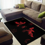 Viking Rug Viking Raven Symbol Norse Legacy