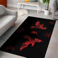 Viking Rug Viking Raven Symbol Norse Legacy