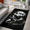 Viking Rug Viking Skull Jormungandr Drawing