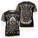Viking Shirts For Men Viking Beards Valhalla Skull Legacy