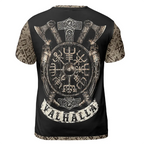 Viking Shirts For Men Viking Beards Valhalla Skull Legacy