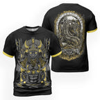 Viking Shirts Jormungandr Artwork Norse Chaos