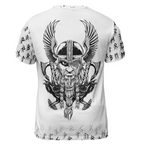 Viking T-Shirt Bear Viking with Vegvisir Symbol