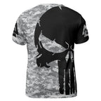 Viking T-Shirt Camo Skull Until Valhalla