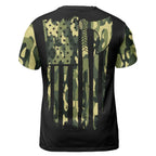 Viking T-Shirt Camouflage Skull Valknut Symbol