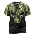 Viking T-Shirt Camouflage Skull Valknut Symbol