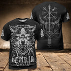 Viking T-Shirt Fenrir Art Warrior Legacy