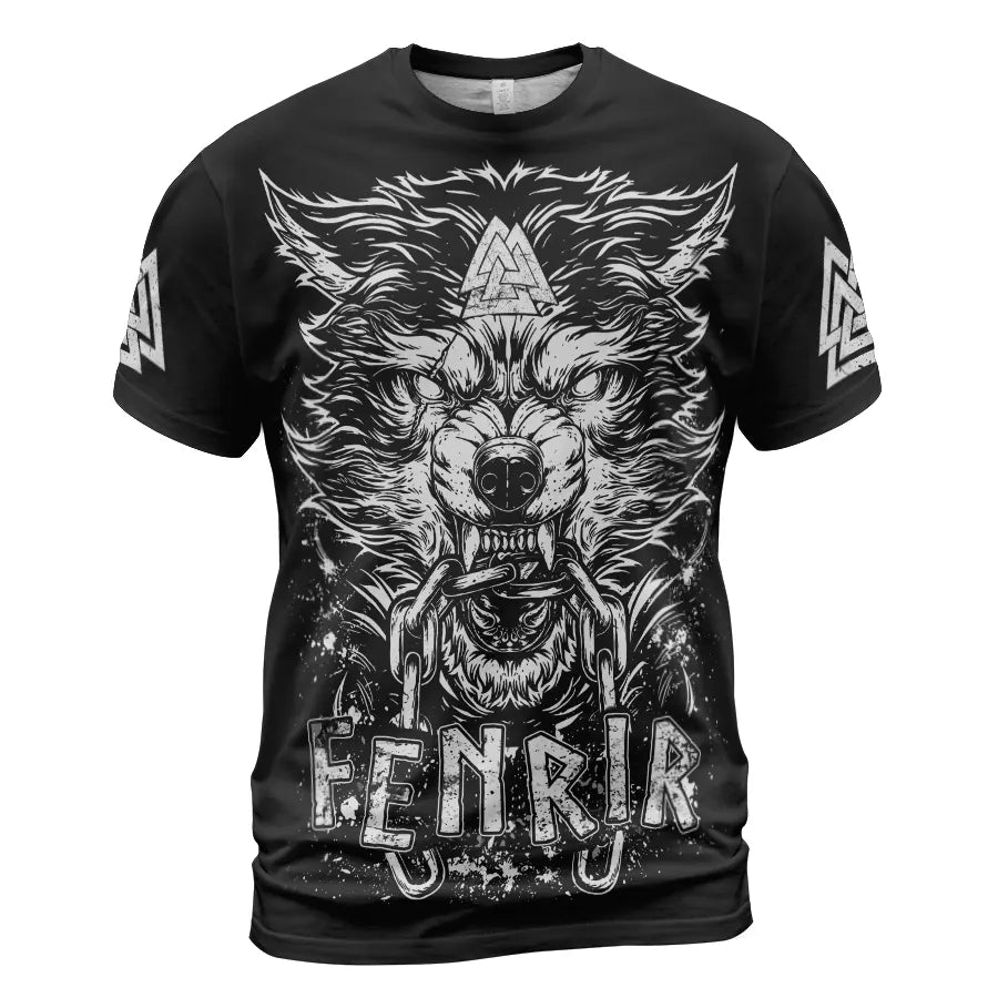 Viking T-Shirt Fenrir Art Warrior Legacy