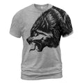 Viking T-Shirt Fenrir with Viking Wolf Symbol