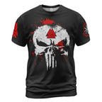 Viking T-Shirt I Am the Storm Valknut Skull Design