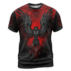 Viking T-Shirt Norse Raven Vegvisir Warrior Legacy