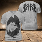 Viking T-Shirt Norse Ravens Munin and Hugin