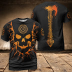 Viking T-Shirt Skull Nordic Compass Art