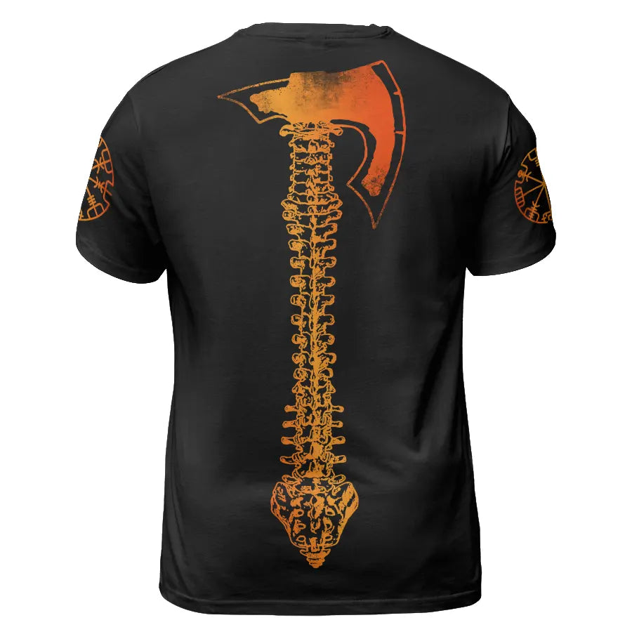 Viking T-Shirt Skull Nordic Compass Art