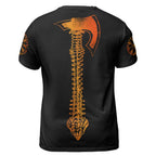 Viking T-Shirt Skull Nordic Compass Art