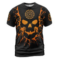 Viking T-Shirt Skull Nordic Compass Art