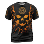 Viking T-Shirt Skull Nordic Compass Art