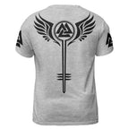 Viking T-Shirt Skull Valknut Symbol Design