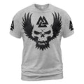 Viking T-Shirt Skull Valknut Symbol Design