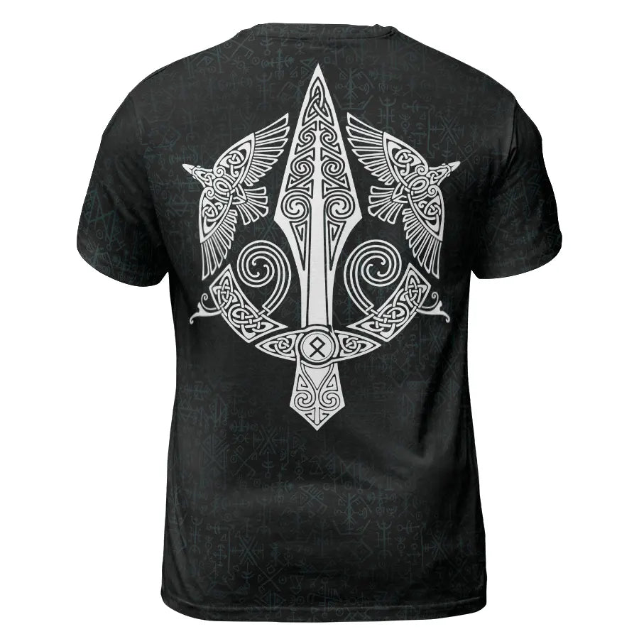 Viking T-Shirt Till Valhalla Berserker Art