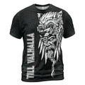 Viking T-Shirt Till Valhalla Berserker Art