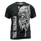 Viking T-Shirt Till Valhalla Berserker Art