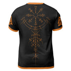 Viking T-Shirt Till Valhalla Norse Raven Valknut