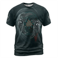 Viking T-Shirt Viking Raven Symbol Munin and Hugin Wisdom