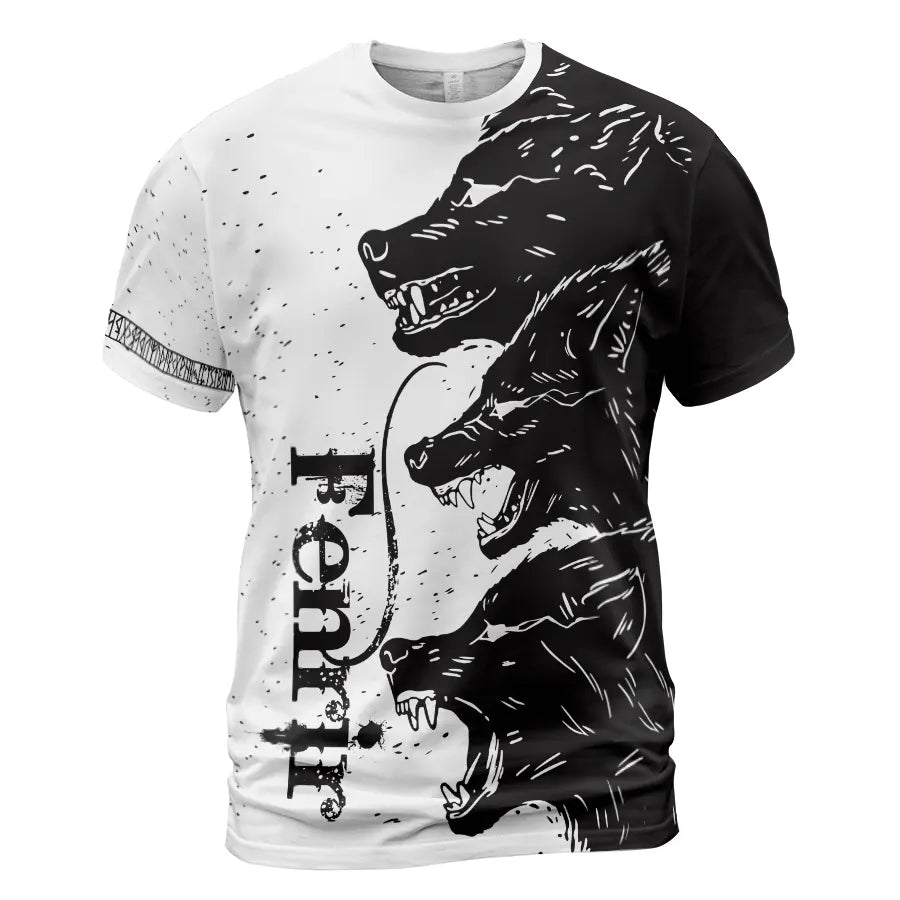 Viking T-Shirts Fenrir Clothing Norse Legend