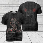 Viking T-Shirts Jormungandr Rune and Odin Norse Power