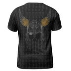 Viking T-Shirts Jormungandr Rune and Odin Norse Power