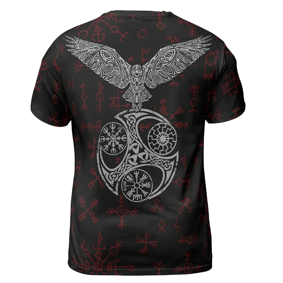Viking T-Shirts Munin and Hugin Celtic Norse Wisdom