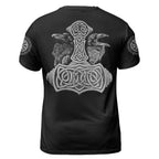 Viking T-Shirts Munin and Hugin Hammer of Thor Rune