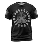Viking T-Shirts Munin and Hugin Hammer of Thor Rune