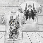 Viking T-Shirts Valkyrie Wings Legend