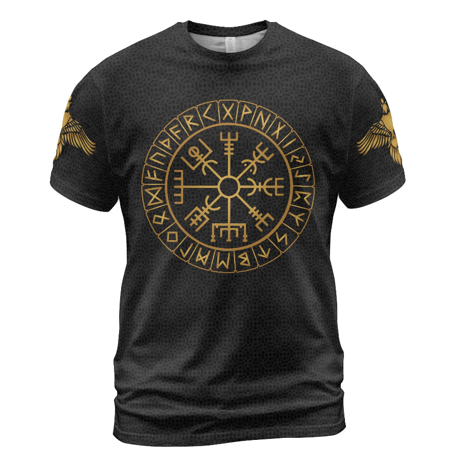 Viking T-Shirts Viking Compass Rune Celtic Tree of Life
