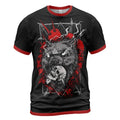 Viking Tee Shirts Norse Wolf Design and Skull Art