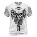 Viking Tees Bearded Viking Skull with Norse Axe