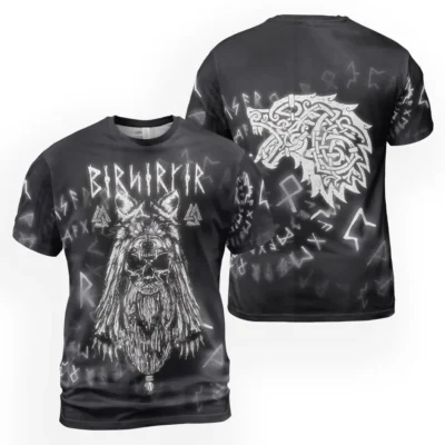 Berserker T Shirt – Bold Wolf Tee Shirts With Ancient Runes Berserker T Shirt – Bold Wolf Tee Shirts With Ancient Runes